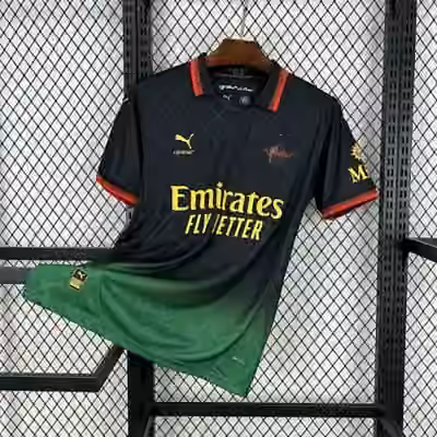 24/25 AC Milan Fourth Away Black S-4XL