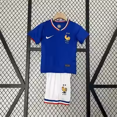 2024 France Home Adult/Kid kits9 Adult size：S/M/L/XL/2XL Kid size：16/18/20/22/24/26/28