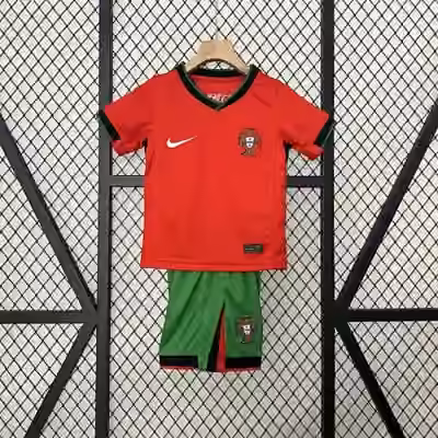 2024 Portugal Home Adult/Kid kits8 Adult size：S/M/L/XL/2XL Kid size：16/18/20/22/24/26/28