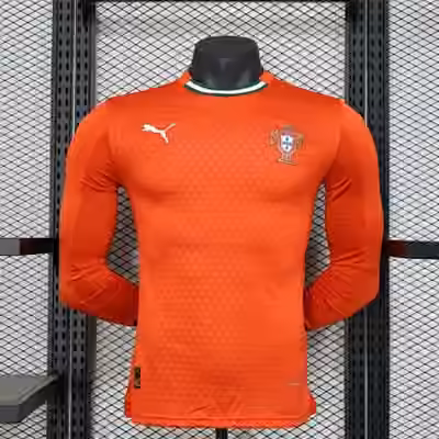 2025 Portugal Home Long sleeves Player version S-2XL
