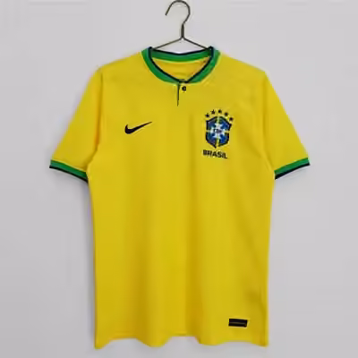 2022 Brazil Home Jersey （Retro）S-2XL
