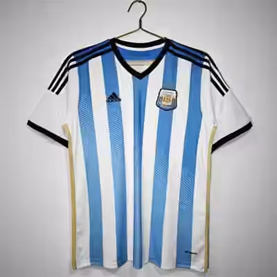 2014 Argentina Home Retro shirt S-2XL