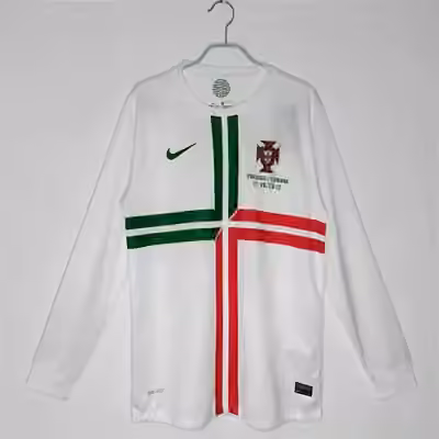 2012/13 Portugal Away Long sleeves Retro shirt S-2XL