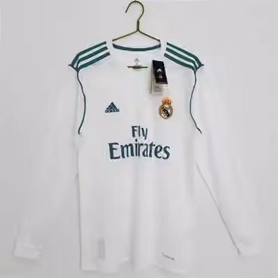 2017/18 Real Madrid Home Long sleeves Retro shirt S-2XL