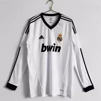 2012/13 Real Madrid Home Long sleeves Retro shirt S-2XL