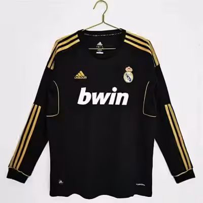 2011/12 Real Madrid Away Long sleeves Retro shirt S-2XL
