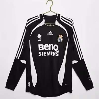 2006/07 Real Madrid Third Away Long sleeves Retro shirt S-2XL