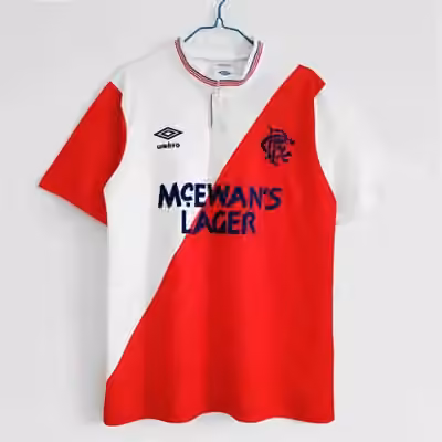 1987/88 Rangers Away Retro shirt S-2XL