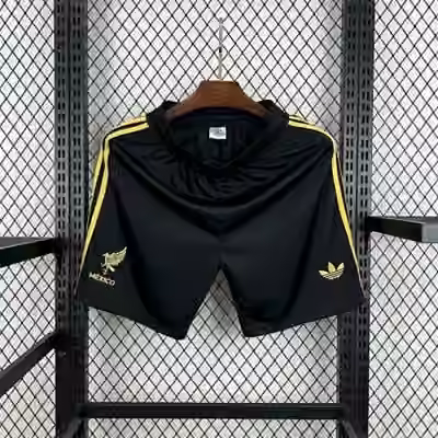 2025 Mexico Golden shorts S-2XL