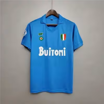 87-88 Napoli home blue