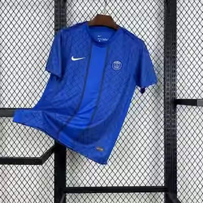 25-26 PSG Pre-match training blue Jersey