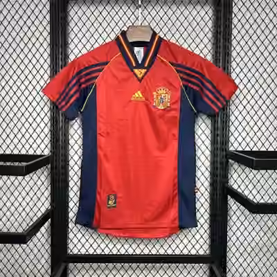 1998 Spain home retro jersey