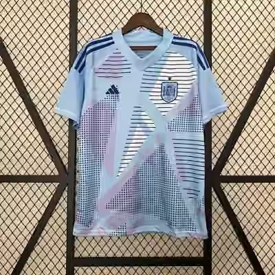 2024 Spain blue goalkeeper jersey