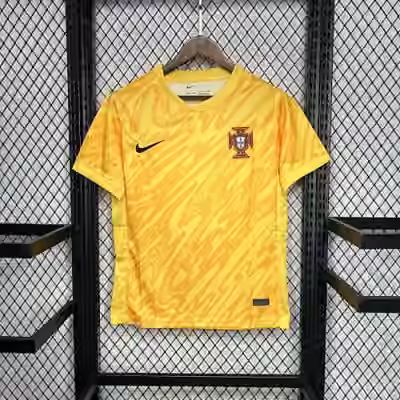2024 Portugal Euro Yellow Goalkeeper uniform Jersey