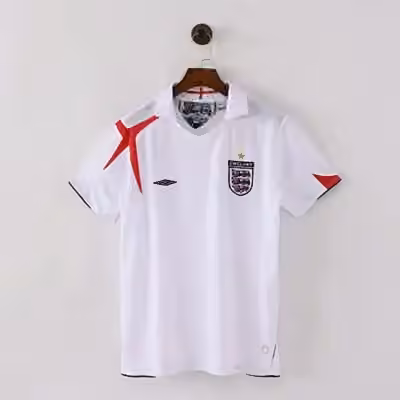 2006 England Home  Jersey S-2XL