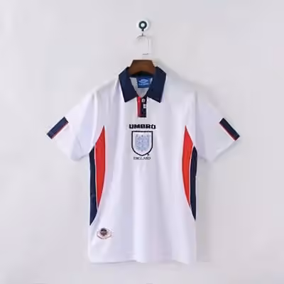 1998 England Home Jersey S-2XL