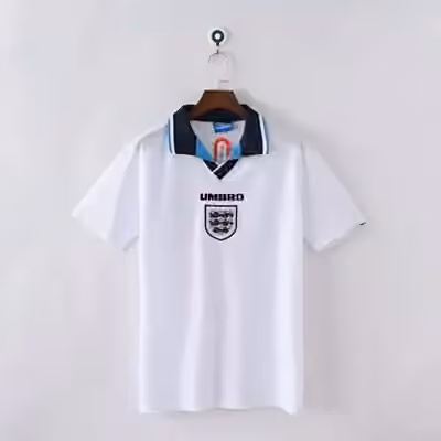 1996 England Home Jersey S-2XL