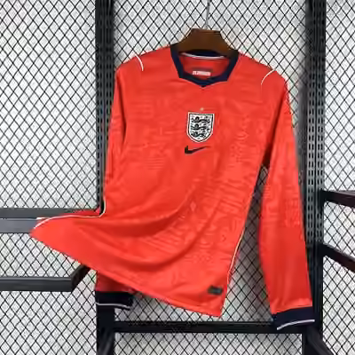 2026 England  Away Long Sleeve Jersey