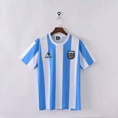 1986 Argentina Home Jersey（Retro）