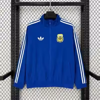 2026 Argentina Classic Sky Blue Casual Windbreaker