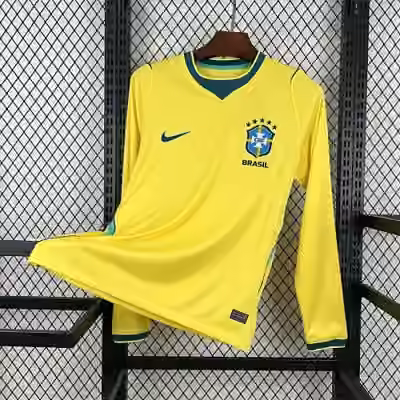 2026 Brazil  Home Long Sleeve Jersey