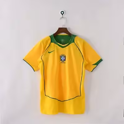 2004 Brazil Home Jersey（Retro）