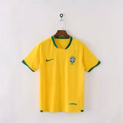 2006 Brazil Home Jersey（Retro）