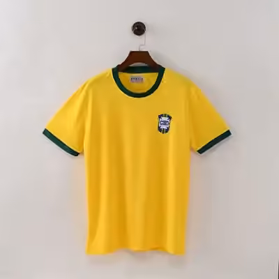 1970 Brazil Home Jersey（Retro）