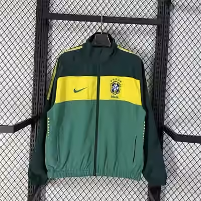 2026 Brazil Classic Green Training Windbreaker