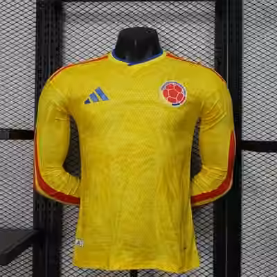 2026 Colombia Home Long-Sleeve Jersey （Player Version）S-3XL