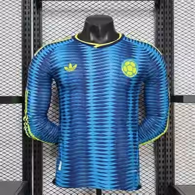 2026 Colombia Away Long-Sleeve Jersey （Player Version）S-3XL