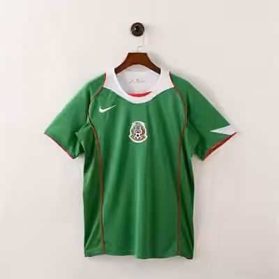 2004 Mexico Home Jersey（Retro）S-2XL
