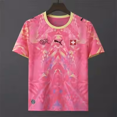 2026 Switzerland Pink Goalkeeper Jersey S-4XL