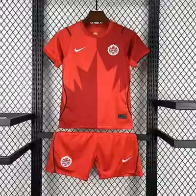 2026 Canada Home Jersey Kids Kit SIZE 16-28