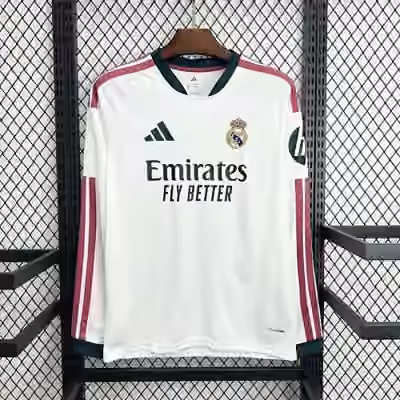 2026/27 Real Madrid Home Long Sleeve Jersey S-4XL