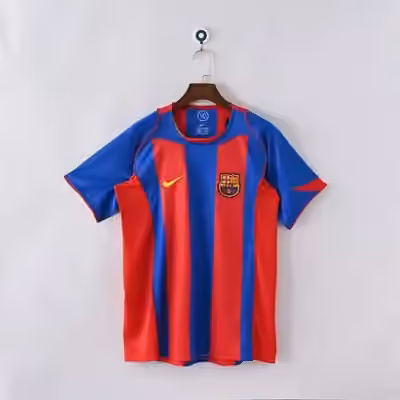 2004/05 Barcelona Home Jersey（Retro）S-2XL