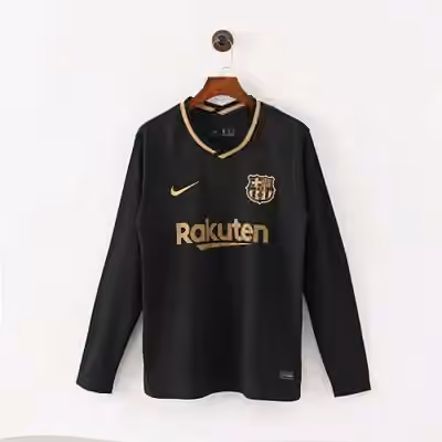 2020/21 Barcelona Away Long Sleeves Jersey（Retro） S-2XL