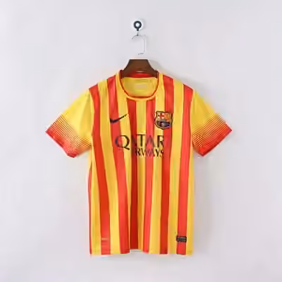 2013/14 Barcelona Away Jersey（Retro）S-2XL