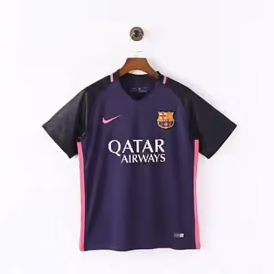 2016/17 Barcelona Away Jersey（Retro）S-2XL