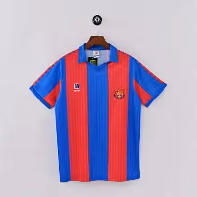 1989/92 Barcelona Home Jersey（Retro）S-2XL