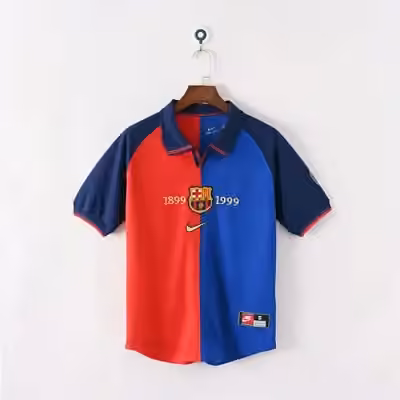 1999 Barcelona Centenary Home Jersey (Retro) S-2XL