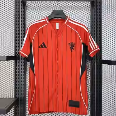 2025/26 Manchester United Baseball Jersey S-2XL