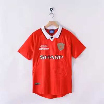 1999/00 Manchester United Home Jersey （Retro）S-2XL
