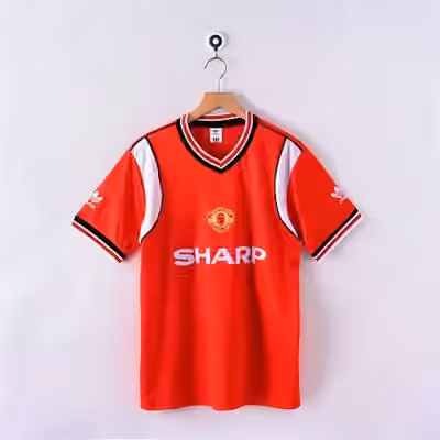 1985/86 Manchester United Home Jersey （Retro）S-2XL