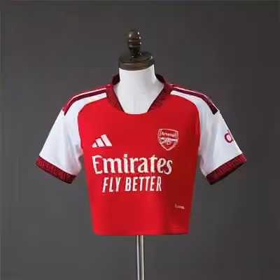 （Women's） 2026/27 Arsenal Home Match  Crop Jersey S-2XL