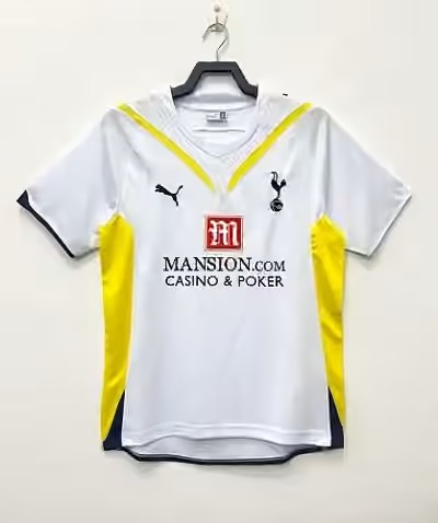 2009/10 Tottenham Home Jersey （Retro）S-2XL