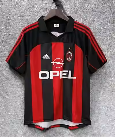 2000/02 AC Milan Home Jersey（Retro）S-2XL