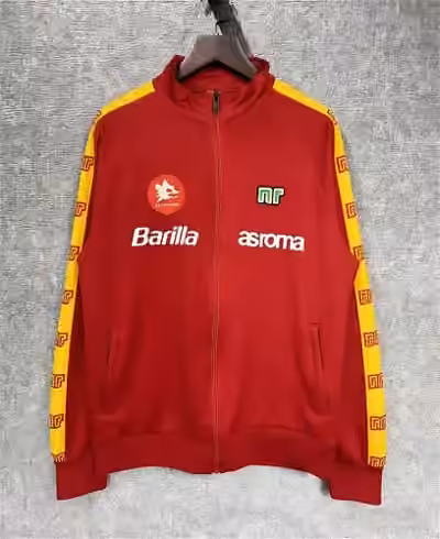 1988/90 AS Roma Retro Training Track Jacket S-2XL