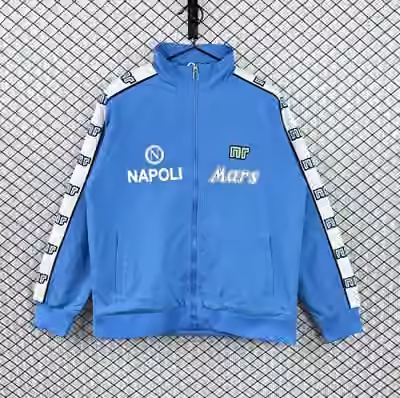 1988/89 Napoli Home Retro Windbreaker Jacket S-2XL