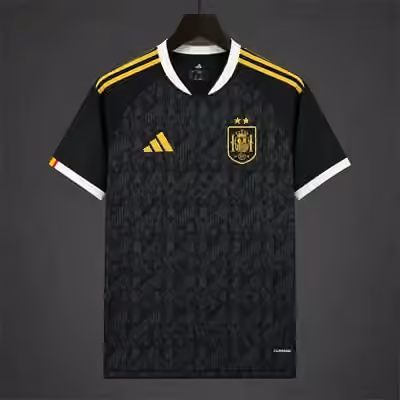 2026 Spain Champions Black Special Edition Jersey size S-4XL